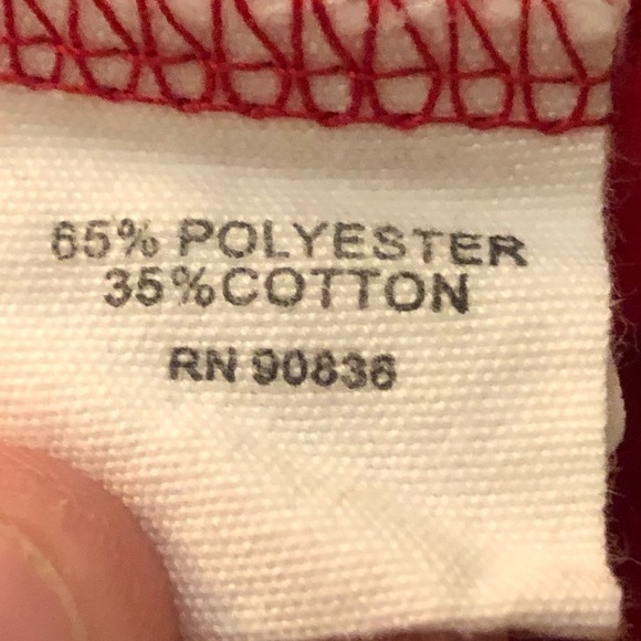 5/$10 Freedom Port Authority red short sleeve polo Freedom is not free size XL - Picture 9 of 9